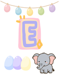Toddler Journal: Letter E Worksheet