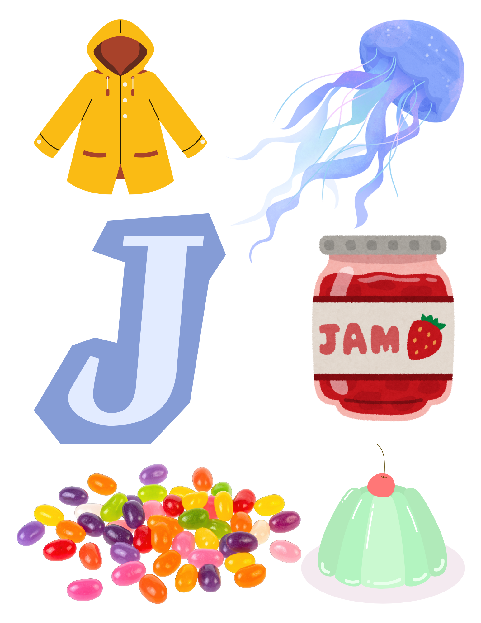 Toddler Journal: Letter J Worksheets