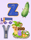 Toddler Journal: Letter Z Worksheet