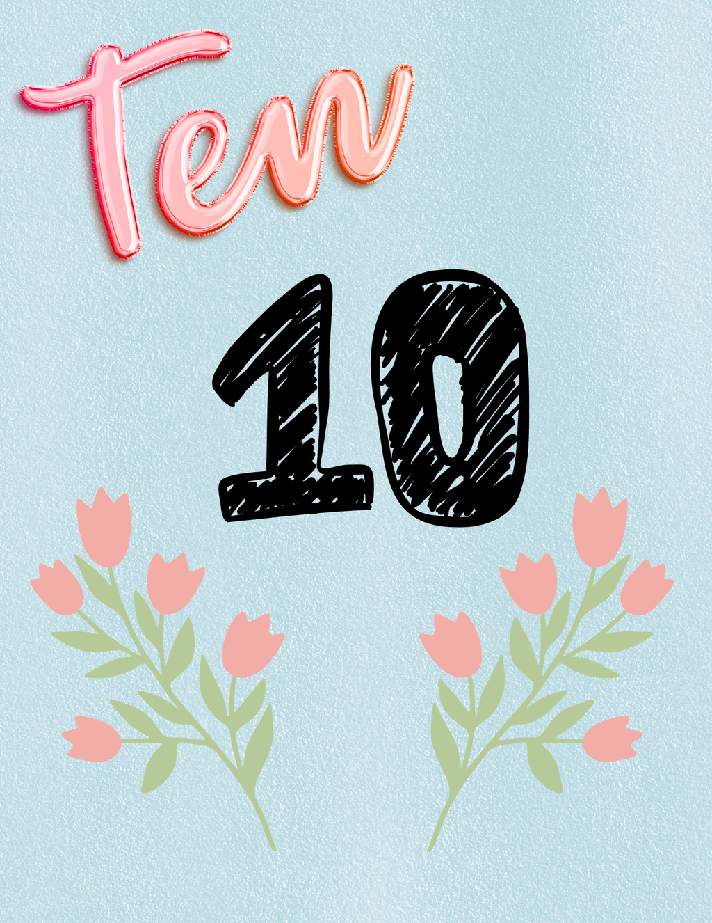 Toddler Journal: Number 10